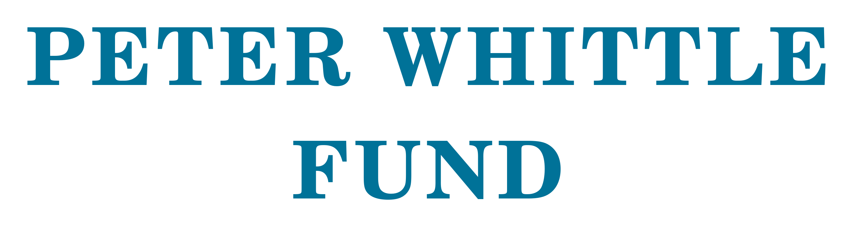 Peter Whittle Fund
